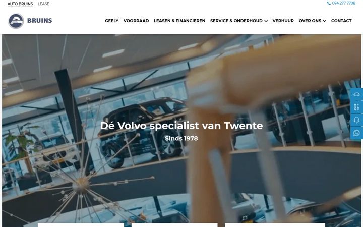 Screenshot of autobruins.nl