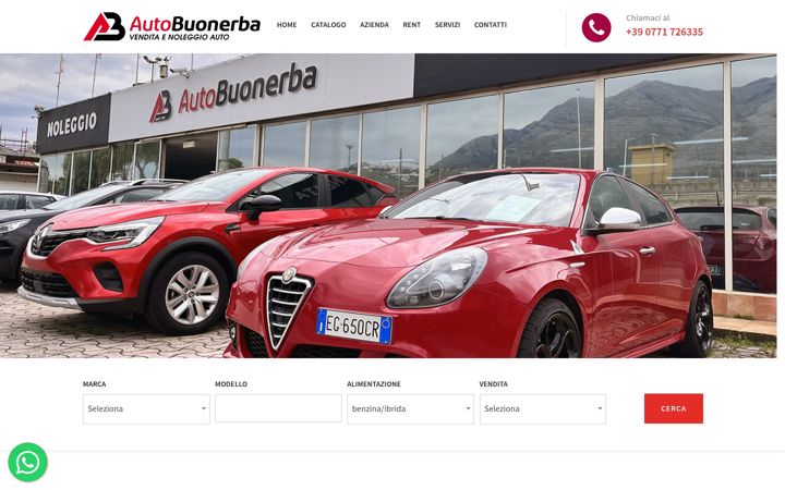 Screenshot of autobuonerba.it