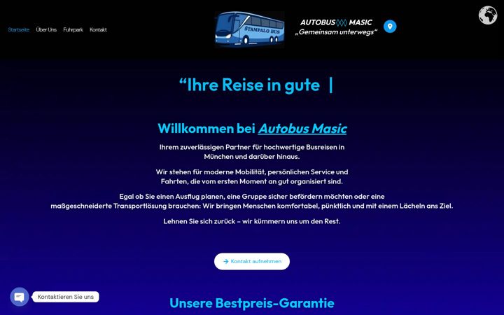 Screenshot of autobusmasic.com