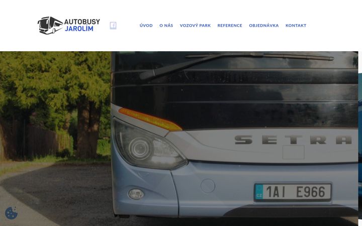 Screenshot of autobusyjarolim.cz