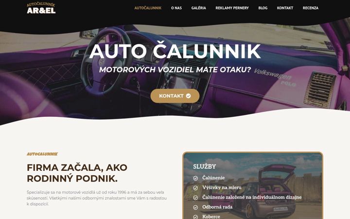 Snímek obrazovky autocalunnik.com