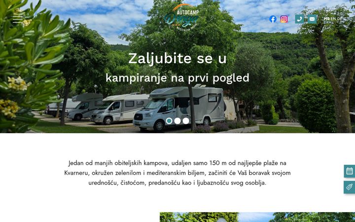 Screenshot of autocampdraga.com