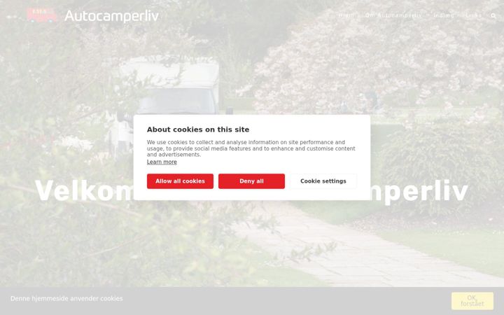 Screenshot of autocamperliv.dk