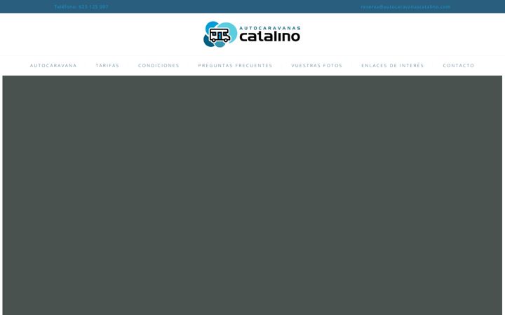 Screenshot of autocaravanascatalino.com