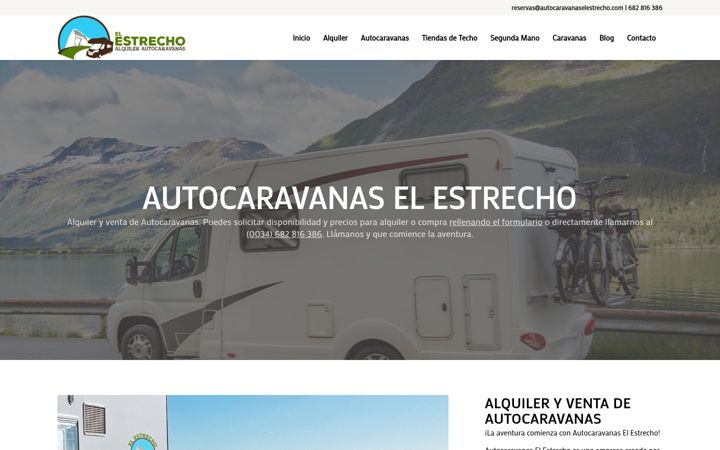 Screenshot of autocaravanaselestrecho.com