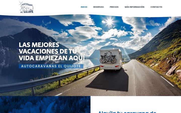 Skjermbilde av autocaravanaselquijote.es