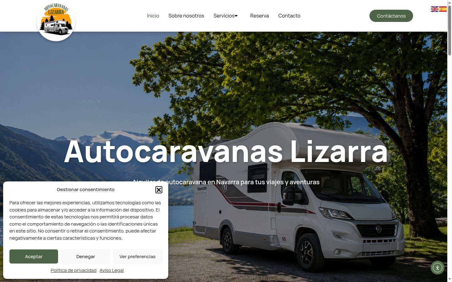Sutikimo reklamjuostės, rodytos prieš bet kokią sąveiką, ekrano kopija