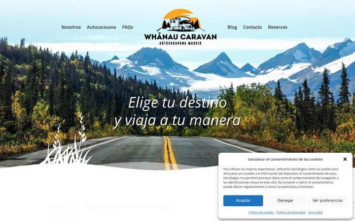 Ekrano kopija autocaravanasmadrid.es
