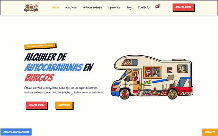Ekrano kopija autocaravanaspicasso.es