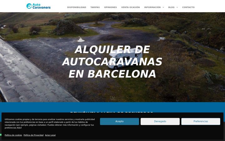Screenshot of autocaravaners.com