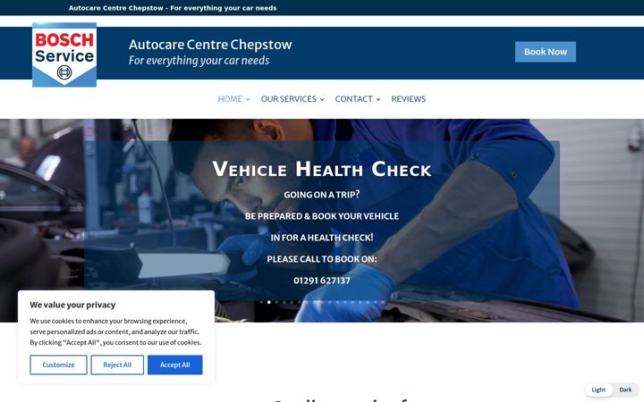 Screenshot of autocare-boschauto.co.uk
