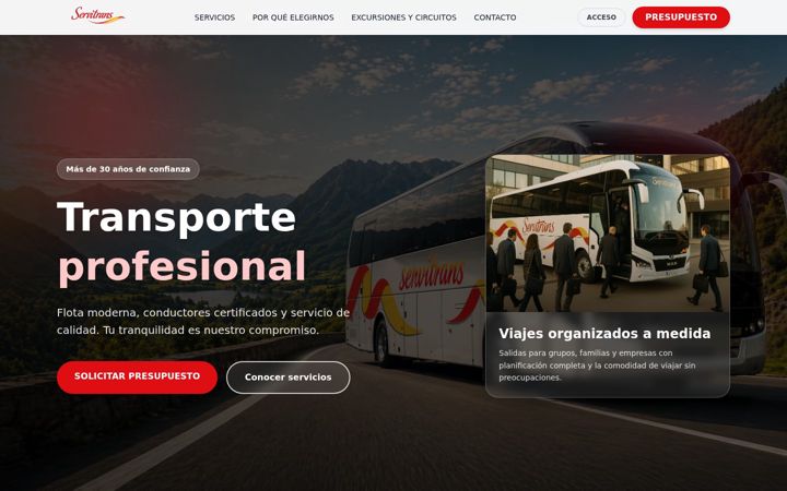 Screenshot of autocares-servitrans.com