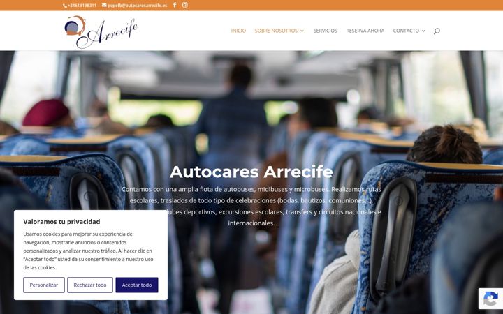 Screenshot of autocaresarrecife.es