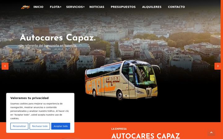 Skærmbillede af autocarescapaz.com