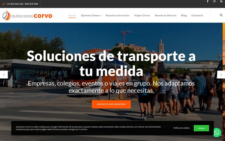 Screenshot of autocarescorvo.com