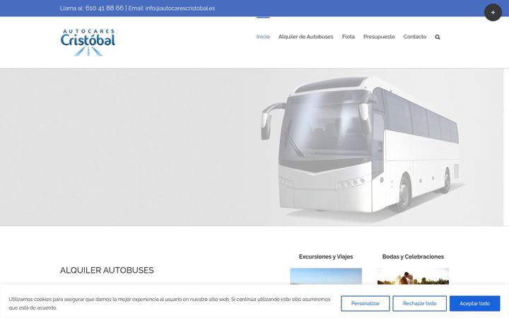 Ekrano kopija autocarescristobal.es