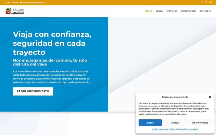 Screenshot of autocaresgarcia.es