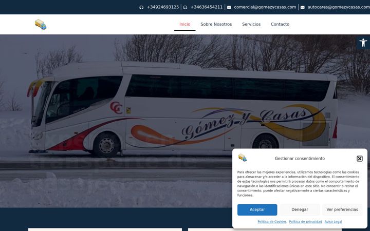 Screenshot of autocaresgomezycasas.com