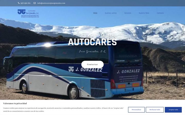 Ekrano kopija autocaresjosegonzalez.es
