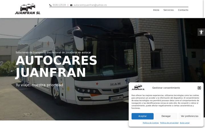 Screenshot of autocaresjuanfran.com