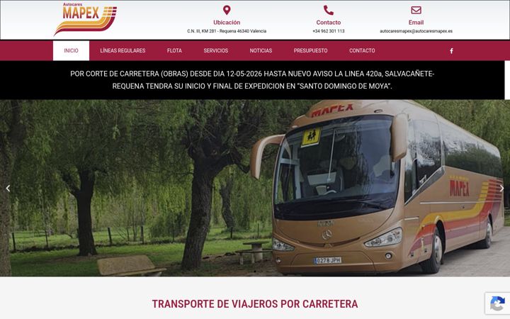Screenshot of autocaresmapex.es