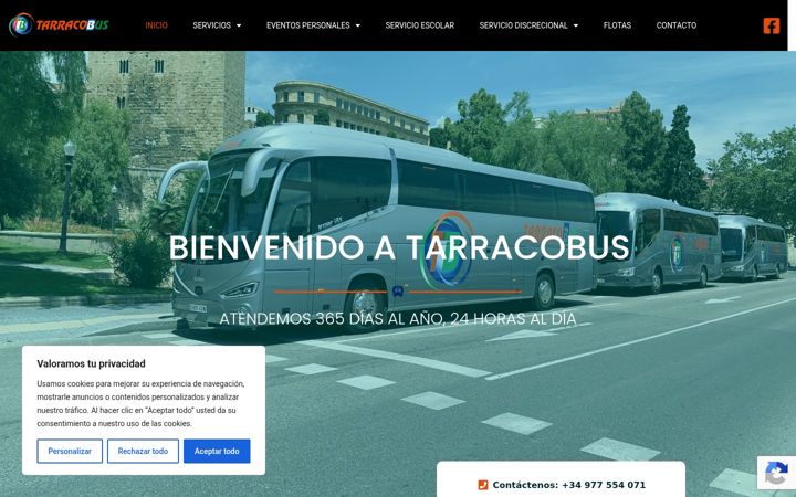Snímek obrazovky autocarestarracobus.com