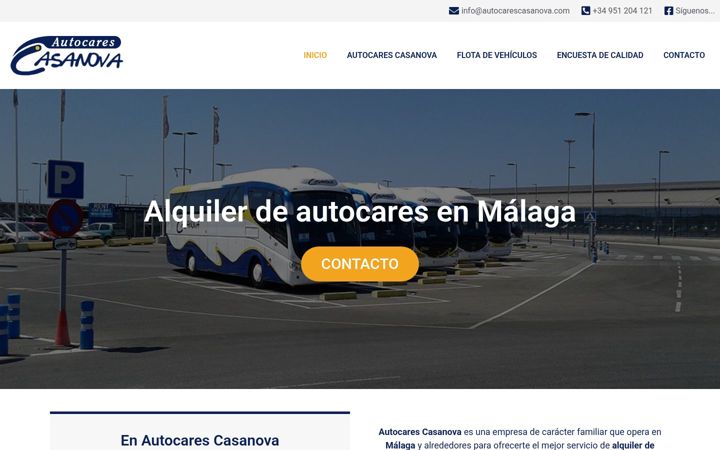 Screenshot of autocarestransfermalaga.com