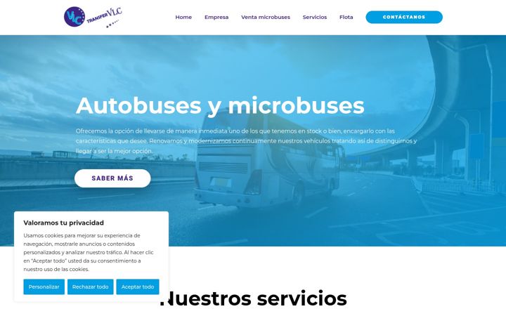 Screenshot of autocarestransfervlc.com