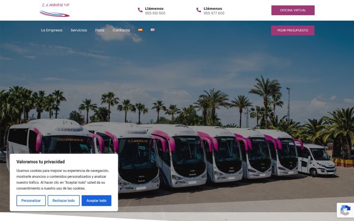 Snímek obrazovky autocareszambruno.com