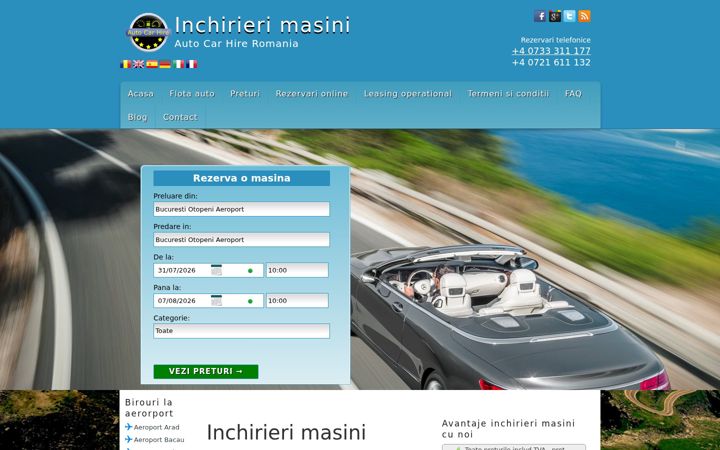 Screenshot of autocarhire.ro