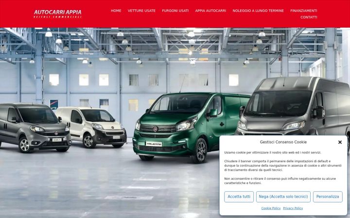 Snímek obrazovky autocarriappia.com