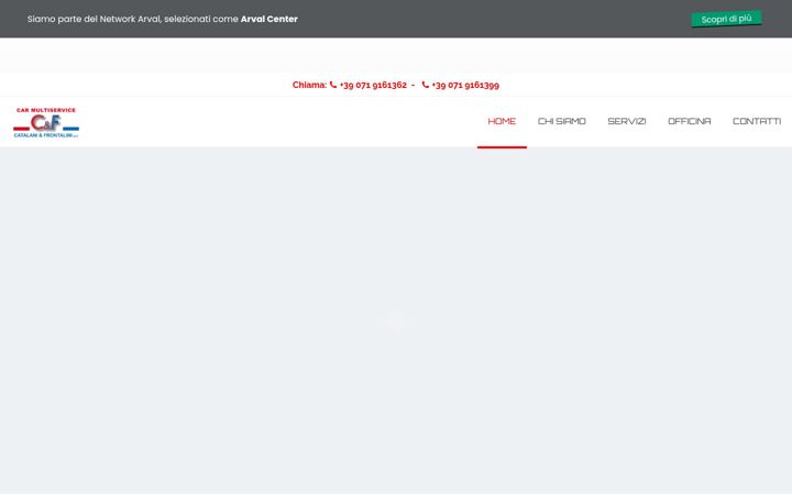 Screenshot of autocarrozzeriacf.it