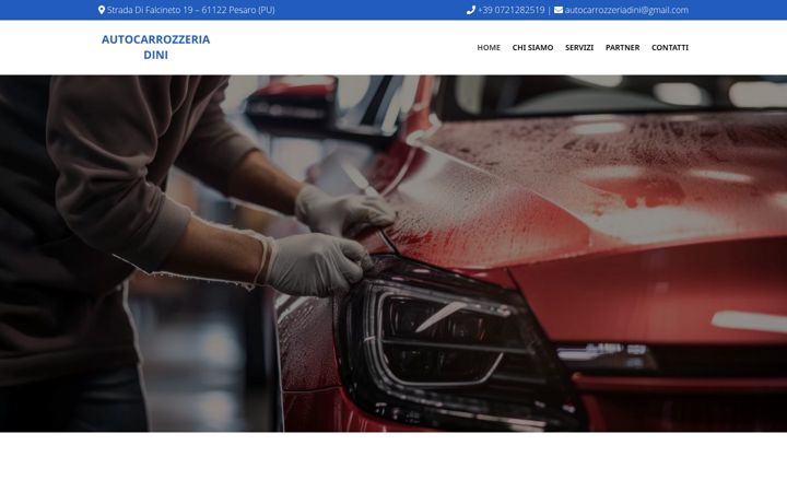 Screenshot van autocarrozzeriadinipesaro.it
