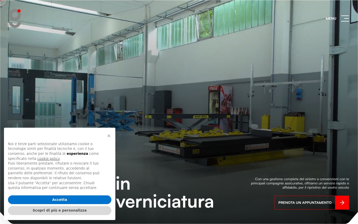 Snímka obrazovky banera súhlasu zobrazeného pred akoukoľvek interakciou