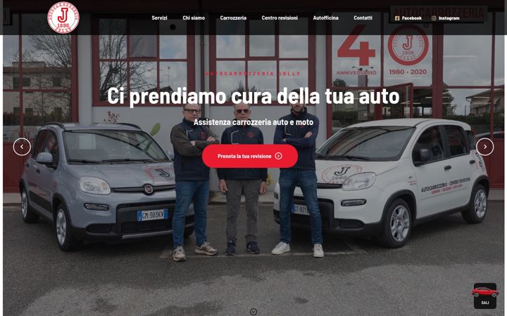 Skjermbilde av autocarrozzeriajolly.eu