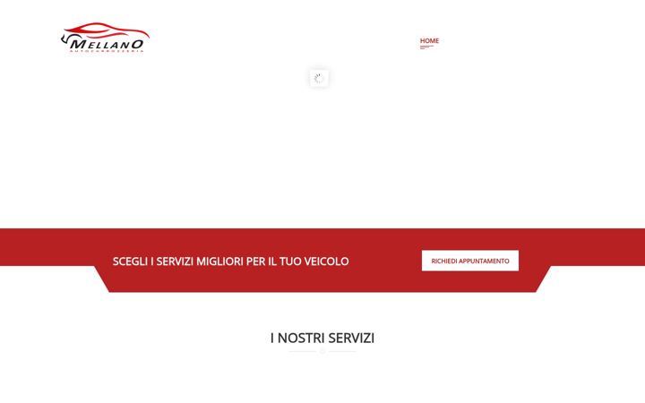 Screenshot of autocarrozzeriamellano.it