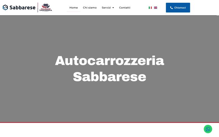 Screenshot of autocarrozzeriasalerno.it