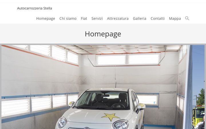 Screenshot of autocarrozzeriastella.com