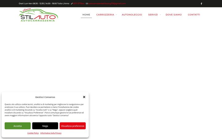 Screenshot of autocarrozzeriastilauto.com