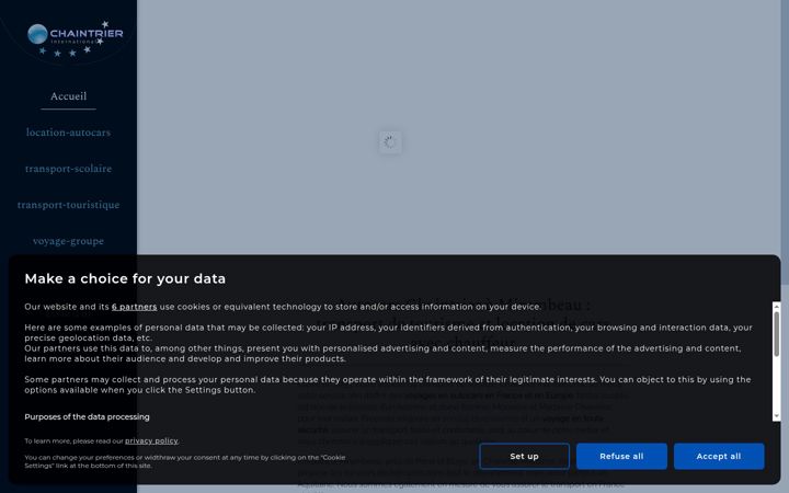 Screenshot of autocars-chaintrier.fr