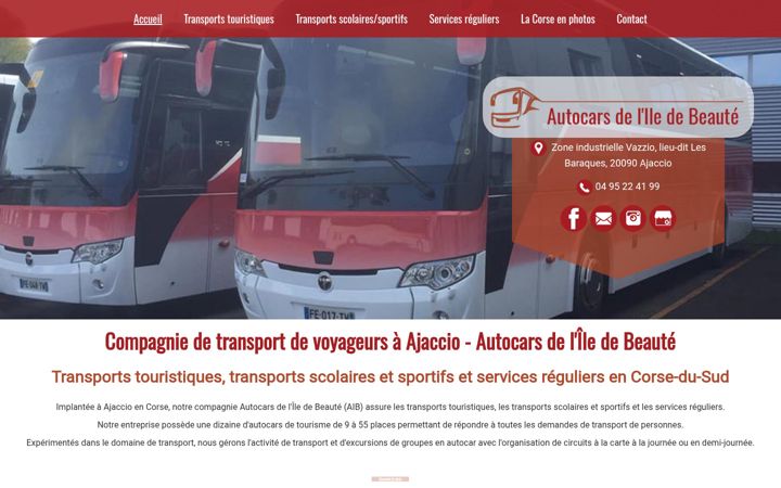 Screenshot of autocars-iledebeaute-ajaccio-20.fr