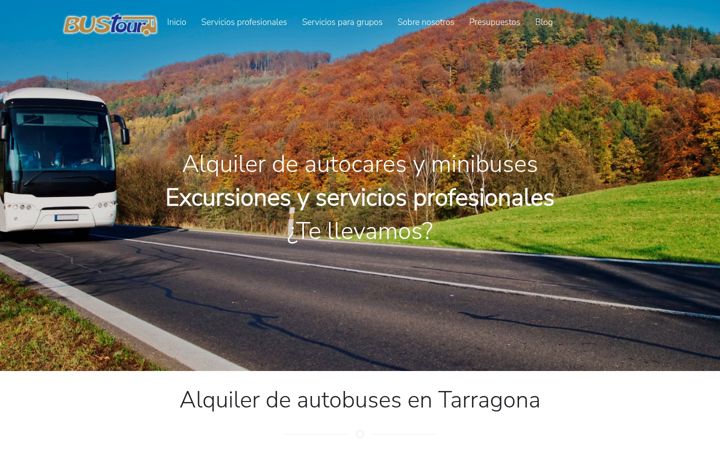 Screenshot ta' autocarsbustour.com