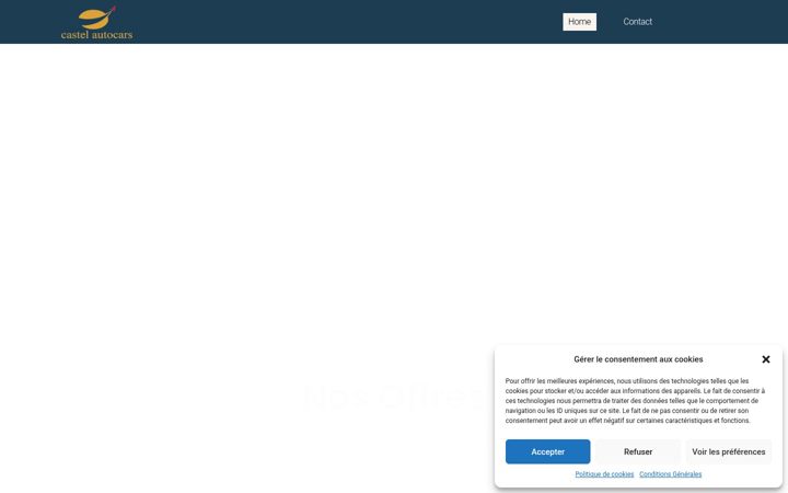 Snímek obrazovky autocarscastel.be