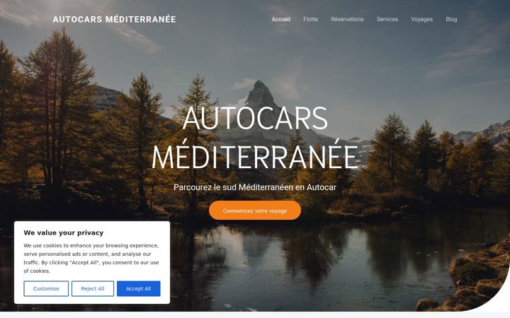Screenshot of autocarscorsemediterranee.fr