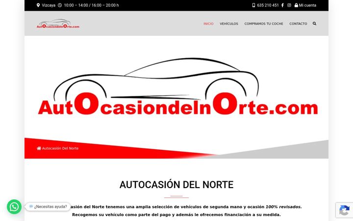 Screenshot of autocasiondelnorte.com