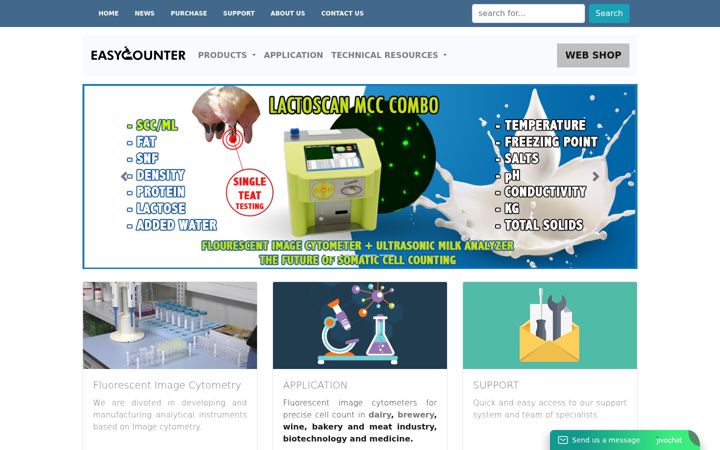 Screenshot of autocellcount.com