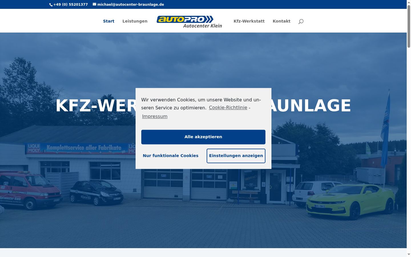 Snimka zaslona bannera za privolu prikazanog prije bilo kakve interakcije