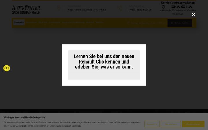 Screenshot van autocenter-grossenhain.de