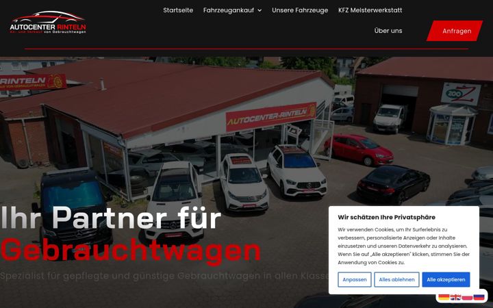 Screenshot of autocenter-rinteln.de