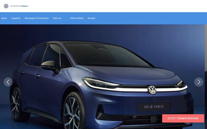 Screenshot von autocenterbuelach.ch